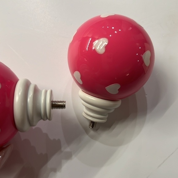 Pottery barn Kids Round Glass/Ceramic Finials! - Picture 3 of 4